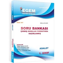 Aöf 1. Sınıf Adalet Güz Dönemi 1. Yarıyıl Soru Bankası