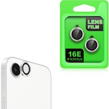 Teknook iPhone 17E Zore Cl-07 Kamera Lens Koruyucu - Gümüş