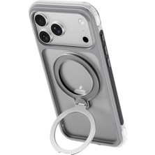 Nettech Apple iPhone 17 Pro Max Uyumlu NT-N123 Buzlu Seri Arka Koruma Kılıf (Gri)