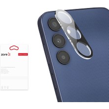 Teknook Galaxy A25 Zore 3D Kamera Camı - Siyah
