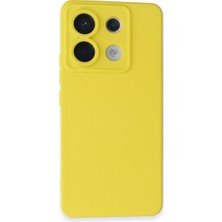 Ozka Concept Koruyucu Kapak Note 13 Pro 5g Nano Içi Kadife - Sarı