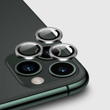 Teknook iPhone 12 Pro Max Zore Cl-02 Kamera Lens Koruyucu - Gümüş