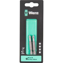 Wera 851/4 Tz PH2X50 mm Bits Uç Seti (6'li Paket)