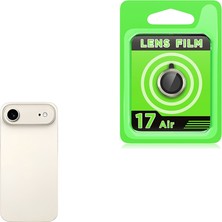Teknook iPhone 17 Air Zore Cl-07 Kamera Lens Koruyucu - Gold