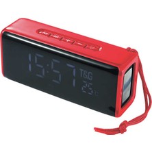 Teknook Zore TG-174 Bluetooth Speaker Hoparlör - Kırmızı