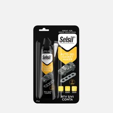 Selsil  Auto-Sel Rtv Sıvı Conta Gri 85 gr (7'li Paket)