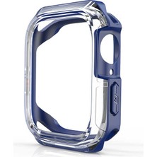 Teknook Watch 7 41MM Zore Watch Gard 08 Sert Pc + Silikon Koruyucu - Mavi