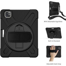 Teknook iPad Pro 11 2020 (2.nesil) Zore Defender Tablet Silikon - Siyah