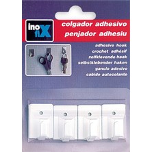 İnofix Inofix Yapışkanlı Askı Beyaz 4 Adet (3'li Paket)
