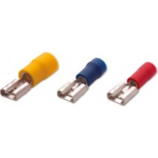 Tek-İş Tek-Iş 10'lu Dişi Faston Tip Izolasyon Kablo Uçları (3'li Paket)