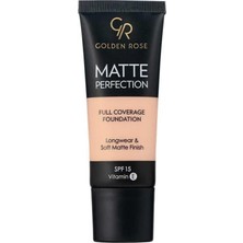 Valor Golden Rose Matte Perfection Foundation - Cool 02 - Yoğun Kapatıcı Mat Fondöten