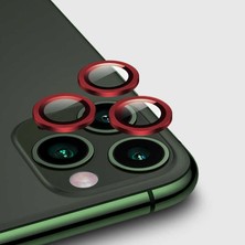 Teknook iPhone 12 Pro Zore Cl-01 Kamera Lens Koruyucu - Kırmızı