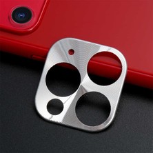 Teknook iPhone 11 Pro Max Zore Metal Kamera Koruyucu - Gri
