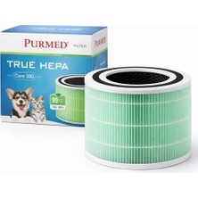 Valor Purmed Levoit Core 300, Core 300S Air Purifier Uyumlu Hepa + Karbon Filtre - (Yeşil)