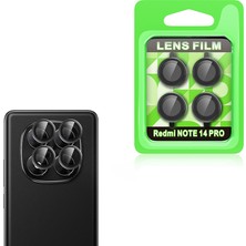 Teknook Xiaomi Redmi Note 14 Pro 5g Zore Cl-07 Kamera Lens Koruyucu - Siyah