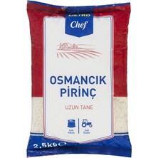 Metro Chef Osmancık Pirinç 2,5 kg (6'li Paket)