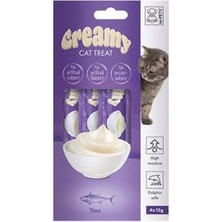 Alvera Ton Balıklı Krema Kedi Ödül Maması 4X15 gr
