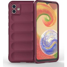 Aconcept Newface  Galaxy A04E Kılıf Optimum Silikon - Bordo
