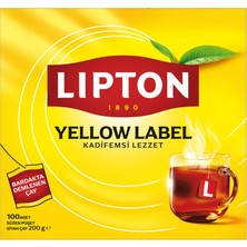 Lipton Yellow Label Bardak Poşet Çay 100'LÜ 200 G (3'li Paket)