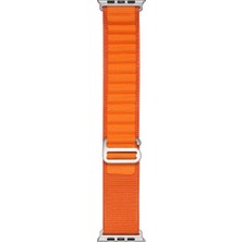 Teknook Watch Ultra 49MM Zore Band-74 Hasır Kordon - Turuncu