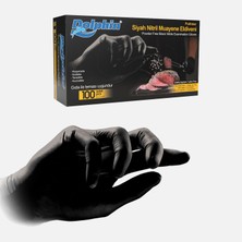 Dolphin Nitril Çok Amaçlı Eldiven Siyah L (2'li Paket)