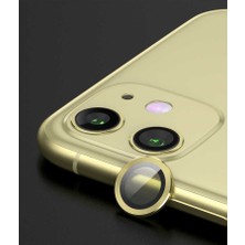 Teknook iPhone 12 Zore Cl-01 Kamera Lens Koruyucu - Sarı