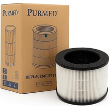 Valor Purmed Pure Compact Hava Temizleme Cihazı Uyumlu Hepa + Karbon Filtre
