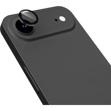 Teknook iPhone 17 Air Zore Mikro Kamera Lens Koruyucu - Siyah