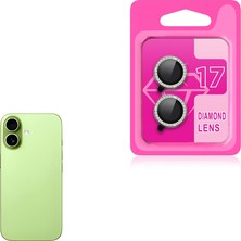 Teknook iPhone 17 Zore Cl-06 Kamera Lens Koruyucu - Açık Yeşil