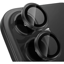 Teknook iPhone 16 Plus Zore Mikro Kamera Lens Koruyucu - Siyah