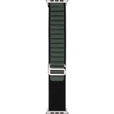 Teknook Watch Ultra 49MM Zore Band-74 Hasır Kordon - Siyah-Yeşil