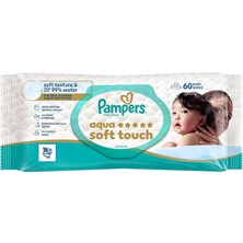 Pampers Aqua Soft Touch Islak Havlu 60'lı (8'li Paket)