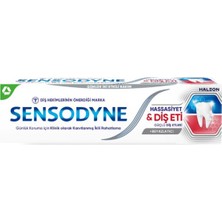 Sensodyne Hassasiyet & Diş Eti Beyazlatıcı Diş Macunu 75 ml (3'li Paket)