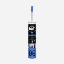Selsil Nötr Dış Cephe Silikonu Antrasit Gri 300 ml (3'li Paket)