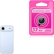 Teknook iPhone 17 Air Zore Cl-06 Kamera Lens Koruyucu - Mavi
