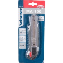 WISENTMA100 22 mm 3 Yedekli Maket Bıçağı (5'li Paket)
