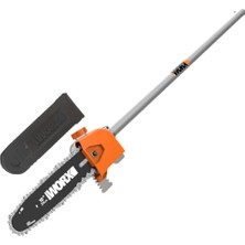 Valor Worx WA0222 WG186E.1 ile Uyumlu 25CM Teleskobik Uzatmalı Zincirli Dal Budama Başlığı
