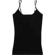 Brix Kadın Fitilli Atlet Siyah Xl (6'li Paket)