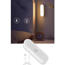 Valor Neo Vista USB Şarjlı LED Işık, Hareket Sensörlü, Beyaz Işık, Oda, Mutfak, Salon ve Merdiven Için Ta