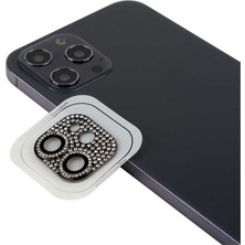 Teknook iPhone 12 Zore Cl-08 Kamera Lens Koruyucu - Siyah