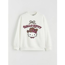 Lc Waikiki Yeni Sezon Hello Kitty Baskılı Kız Çocuk Kalın Sweatshirt