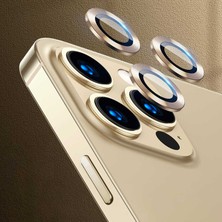 Teknook iPhone 13 Pro Zore Cl-07 Kamera Lens Koruyucu - Gold
