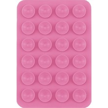 Teknook Kare Öpücüklü 03 Çift Taraflı Silikon Tutucu 5,50CM x 8cm - Pembe