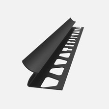 Tesay 12 mm Boyalı Alüminyum Iç Köşe Profili Siyah (6'li Paket)