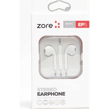 Teknook Zore Ep5 Basıc Serisi 3.5mm Kulaklık - Beyaz
