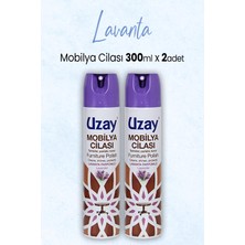 Uzay Mobilya Cilası Lavanta 300 ml x 2 Adet