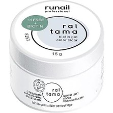 Valor Runail Professional Şeffaf Protez Tırnak Jeli Uv Builder Gel Raitama 15GR. 8252