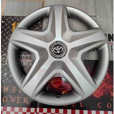 Yk 14 Inç Toyota Corolla / Yaris / Auris / Avensis Uyumlu Jant Kapağı 4'lü Takım Amblem Hediyeli
