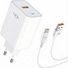 Valor Linktech T461E Eco 45W (67-120W) Qc3.0 Turbo Şarj Type-C Kablolu Şarj Aleti