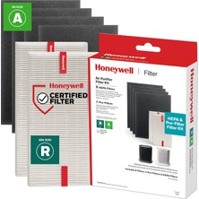 Valor Honeywell Hepa Hava Temizleyici Filtre Kiti – 2 Hepa R Yedek Filtre ve 4 A Karbon Ön Filtre Dahil